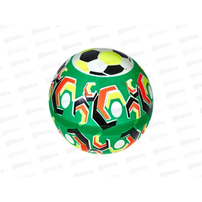 Мяч надувной "Веселый футбол" синий (21см, 60г) пакет, И-2028 *10 Мяч надувной "Веселый футбол" синий (21см, 60г) пакет, И-2028 *10