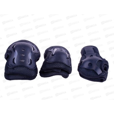 Набор защиты детский (3-12лет) черный, D-023В в сетке