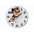 Часы настенные "21 Век" 3030-1108 (10) Кот в бумаге Часы настенные "21 Век" 3030-1108 (10) Кот в бумаге