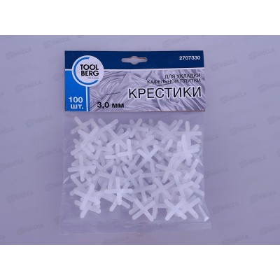 Крестики для кафеля 3мм 100шт 2707330 *50 Крестики для кафеля 3мм 100шт 2707330 *50