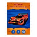Набор цветной бумаги+картон ЭКСМ А4 Сверхскорость 16л 8цв, НЦКБ168500 *30 Набор цветной бумаги+картон ЭКСМ А4 Сверхскорость 16л 8цв, НЦКБ168500 *30