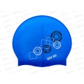 Шапочка для плавания от 6-ти лет силикон синяя 236065  *24   гб Шапочка для плавания от 6-ти лет силикон синяя 236065  *24   гб