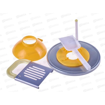 Набор для консервирования 6предметов (стерилизатор для банок, насадка для стерилизатора под различный диаметр горлышка банок, воронка с широким горлом, магнитная палочка для стерилизации крышек, совок для сыпучих продуктов, сливная решетка для консервиров