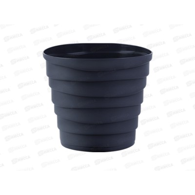 Кашпо &quotБархан&quot 1,4л Антрацит КШ-4316 *30