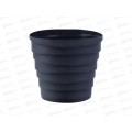 Кашпо &quotБархан&quot 2,25л Антрацит КШ-4318 *16