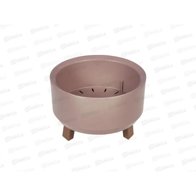 Кашпо &quotГрация прайм&quot 0,7л Пудровый КШ-4298 *12