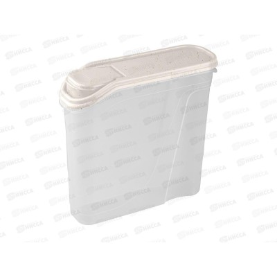 Емкость для сыпучих продуктов 2л Бежевый флэк 431221935 *24 БП Емкость для сыпучих продуктов 2л Бежевый флэк 431221935 *24 БП