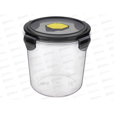 Контейнер для продуктов 1,15л "Brilliant" круглый герметичный Черный 431179713 *12 БП Контейнер для продуктов 1,15л "Brilliant" круглый герметичный Черный 431179713 *12 БП
