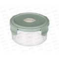 Контейнер для продуктов 0,55л &quotEco Style" кругляй герметичный Зеленый 433121836 *16 БП