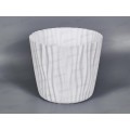 Кашпо ВОЛНА D250мм 8л с вкладышем Белый М3190 *8 Кашпо ВОЛНА D250мм 8л с вкладышем Белый М3190 *8