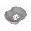 Миска для животных 0,8л &quotLUCKY PET&quot Серый 434213211 *10 БП