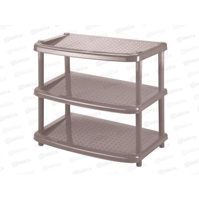 Этажерка для обуви "Паола" 3 полки 49*31*54см Коричневый 431240314 *4 БП Этажерка для обуви "Паола" 3 полки 49*31*54см Коричневый 431240314 *4 БП