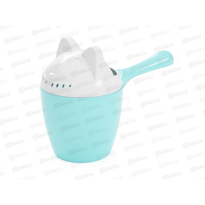 Ковш &quotКотофей&quot с крышкой  Голубой М6476 *24