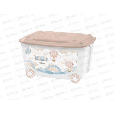 Ящик для игрушек 45л "Воздушные шары" Темно-бежевый 43138093252 БП Ящик для игрушек 45л "Воздушные шары" Темно-бежевый 43138093252 БП