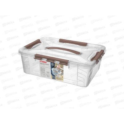 Ящик универсальный 10л &quotGRAND BOX&quot Коричневый 433200314   БП