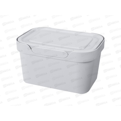 Ящик универсальный 1,9л &quotLUXE&quot с крышкой  Светло-серый 433233430  БП
