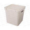 Ящик универсальный 18л "LUXE" с крышкой Светло-бежевый 433242634 БП Ящик универсальный 18л "LUXE" с крышкой Светло-бежевый 433242634 БП