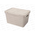 Ящик универсальный 18л "LUXE" с крышкой Светло-бежевый 433205834 *8 БП Ящик универсальный 18л "LUXE" с крышкой Светло-бежевый 433205834 *8 БП