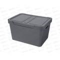 Ящик универсальный 18л "LUXE" с крышкой Серый 433205811 БП Ящик универсальный 18л "LUXE" с крышкой Серый 433205811 БП