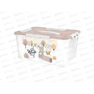 Ящик универсальный 15,3л с декором Белый 431325116 БП Ящик универсальный 15,3л с декором Белый 431325116 БП