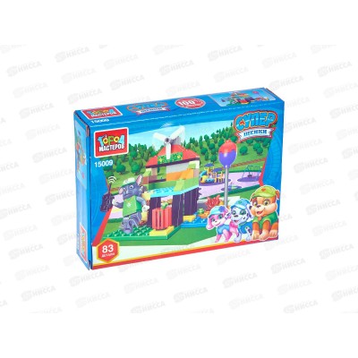 Конструктор "ГОРОД МАСТЕРОВ" Супер щенки: охрана в парке 83дет., 15009-KY Конструктор "ГОРОД МАСТЕРОВ" Супер щенки: охрана в парке 83дет., 15009-KY