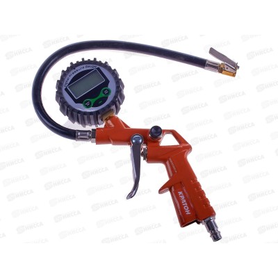 Пистолет для подкачки шин с электр.манометром Кратон TIG-03E Пистолет для подкачки шин с электр.манометром Кратон TIG-03E