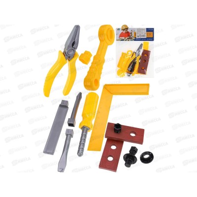 Набор инструментов "Мастер" 15 предметов 2318218 пакет (19,5х10х3см) Набор инструментов "Мастер" 15 предметов 2318218 пакет (19,5х10х3см)