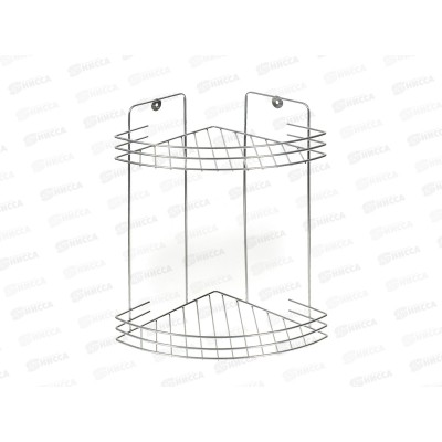 Полка угловая 2х секционная хром АЛТ 65С/122 *12 Полка угловая 2х секционная хром АЛТ 65С/122 *12