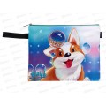 Папка для тетрадей deVente Hey Corgi А4 с ручками, на молнии, искусственная кожа 8056344 Папка для тетрадей deVente Hey Corgi А4 с ручками, на молнии, искусственная кожа 8056344