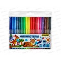 Фломастеры 18 цветов SILWERHOF Веселые друзья в/к пакет *12/144 Фломастеры 18 цветов SILWERHOF Веселые друзья в/к пакет *12/144