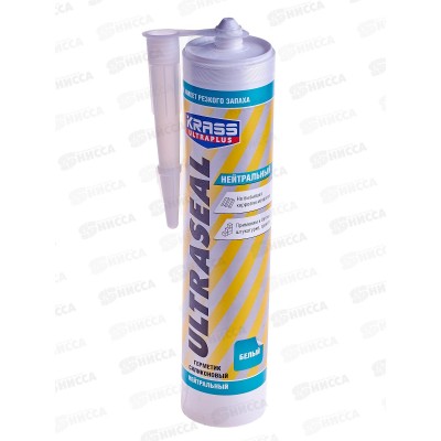 Герметик силиконовый ULTRASEAL нейтральный Белый, 260мл  *12 Герметик силиконовый ULTRASEAL нейтральный Белый, 260мл  *12