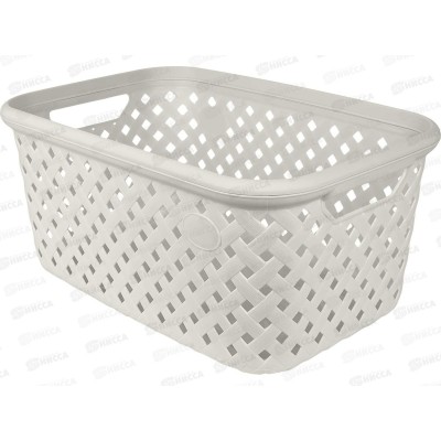 Корзина 30л Plast Team Молочный туман РТ408910048 Корзина 30л Plast Team Молочный туман РТ408910048