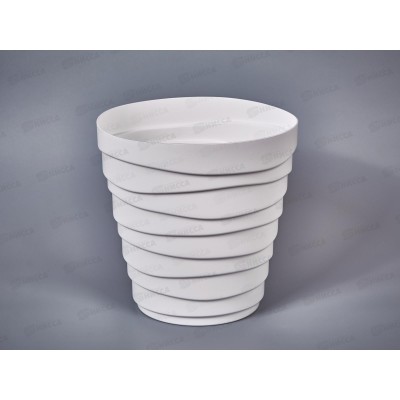 Кашпо &quotБархан&quot 3,5л Белый КШ-4342 *16
