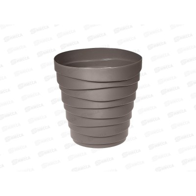 Кашпо "Бархан" 3,5л Мокачино КШ-4344 *16 Кашпо "Бархан" 3,5л Мокачино КШ-4344 *16