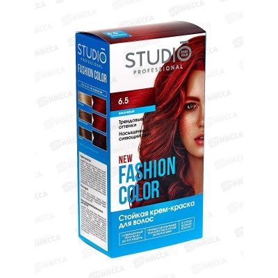 FASHION COLOR краска для волос 6,5 Вишневый 50/50/15мл *6