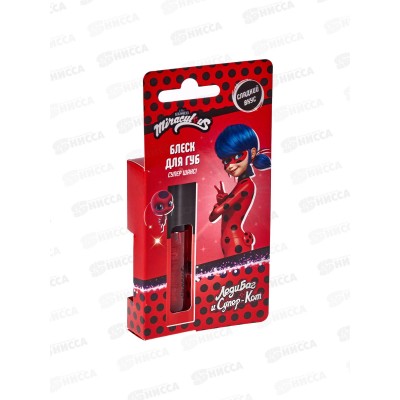 Miraculous Блеск для губ 3,5г Леди Баг и Супер Кот *12 Miraculous Блеск для губ 3,5г Леди Баг и Супер Кот *12