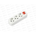Колодка IN HOME УЗВ-3-GRAND 52300 трехместная с/з и выключ. Колодка IN HOME УЗВ-3-GRAND 52300 трехместная с/з и выключ.