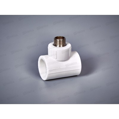 Тройник PP-R комбинированный наружная резьба DN32*1/2&quot СТМ Пласт *5/70