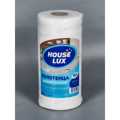 House Lux салфетка 27*20 №150 спанлейс 45г/м2 рулон гофра 80124 *12