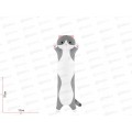 Кот Батон Серый, 70см, 21306/70 Кот Батон Серый, 70см, 21306/70