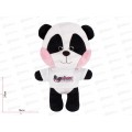Панда с розовыми щёчками в футболке, 25см, MT-MRT-MG01202301-25 Maxitoys