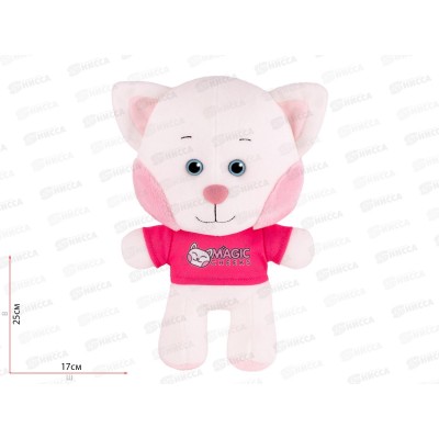 Котенок с розовыми щёчками в футболке, 25см, MT-MRT-MG01202304-25 Maxitoys Котенок с розовыми щёчками в футболке, 25см, MT-MRT-MG01202304-25 Maxitoys