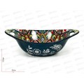 Салатник овальный с ручками "Arabesgue" (синий) 22,7х15,2х6,6см , 0860090 *8/48 Салатник овальный с ручками "Arabesgue" (синий) 22,7х15,2х6,6см , 0860090 *8/48