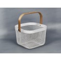 Корзина металлическая для хранения овощей и фруктов, 26,5*24,5*17см, 17374 Marmiton Корзина металлическая для хранения овощей и фруктов, 26,5*24,5*17см, 17374 Marmiton