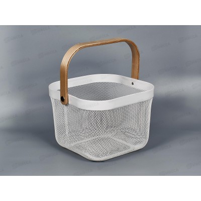 Корзина металлическая для хранения овощей и фруктов, 26,5*24,5*17см, 17374 Marmiton Корзина металлическая для хранения овощей и фруктов, 26,5*24,5*17см, 17374 Marmiton