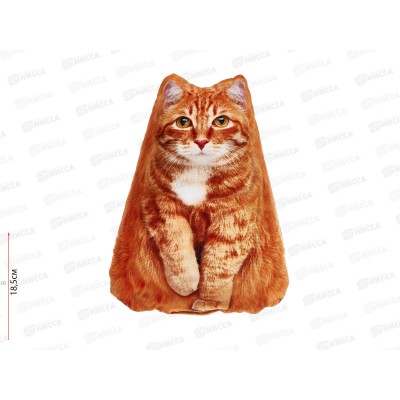 Игрушка антистресс Кот рыжий 20см, МТ10802