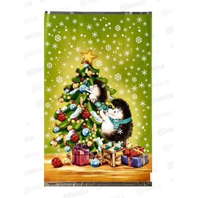 Пакет подарочный 25*40 Новый Год Елки-иголки *100/2000