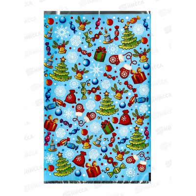 Пакет подарочный 25*40 Новый Год Конфеты *100/2000