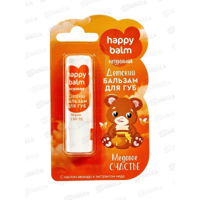 Happy Balm бальзам для губ Медовое счастье 3,6г *24