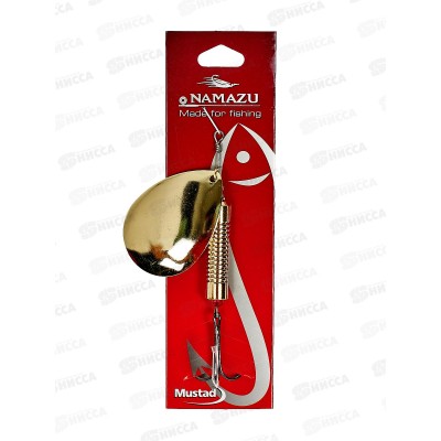 Блесна вращ. Namazu Sunstrider, вес 28г, цвет 02 (латунь) N-S28-02